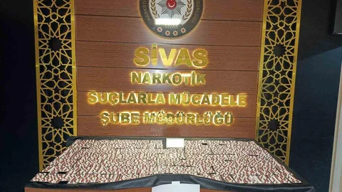 Sivas'ta Uyuşturucu Hap Operasyonu