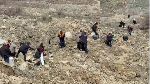 Hakkari'de Heyelan Nedeniyle Geçiş Desteği