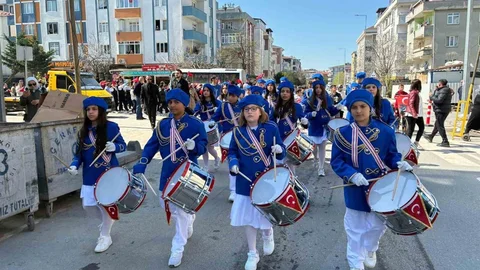 Tekirdağ'da Bando Gösterisi Düzenlendi