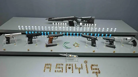 Kırşehir'de Polis Uygulamasında Silah Bulundu