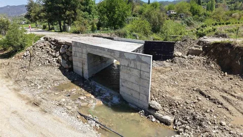 Andırın'da Yeni Köprü Tamamlandı
