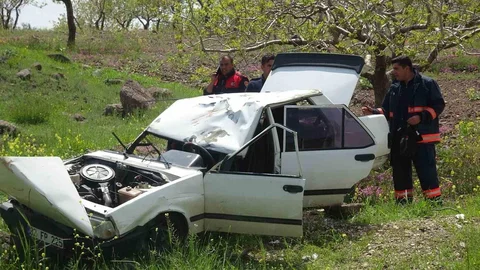 Kilis'te Tofaş Aracı Fıstık Tarlasına Girdi