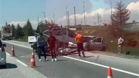 Eskişehir'de Trafik Kazası Meydana Geldi