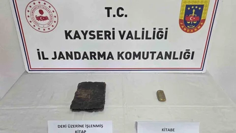 Kayseri'de Tarihi Eser Ele Geçirildi