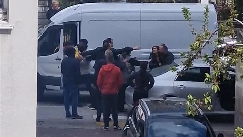 Bolu'da Yol Verme Kavgası Görüntülendi