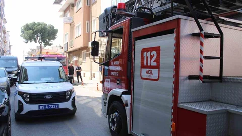 Aydın'da Çatı Yangını Paniği