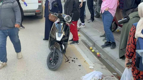 Eskişehir'de Scooter Kazası