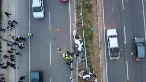 Mersin'de Feci Trafik Kazası