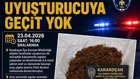 Karakoçan'da Uyuşturucu Operasyonu