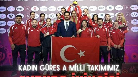 Kadın Güreş Milli Takımı Avrupa İkincisi Oldu