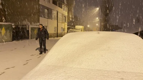 Kars Sarıkamış'ta Kış Yeniden Etkili Oldu