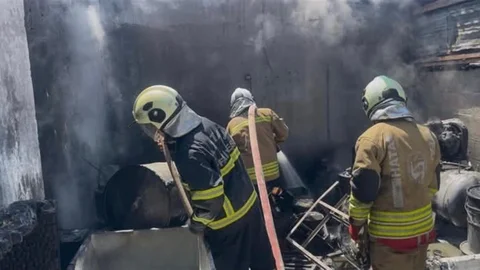 Antakya'da İş Yeri Yangını