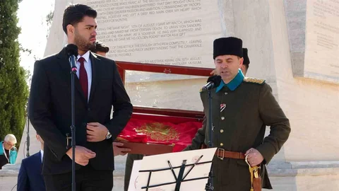 Çanakkale'de 57'nci Alay Sancağı Teslim Edildi