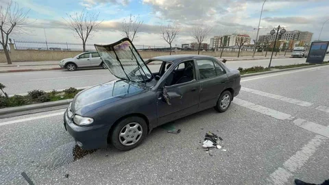 Karaman'da Takla Atan Otomobil Kazası