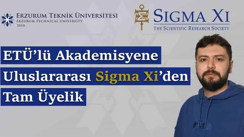 Erzurum'da ETÜ'lü Akademisyene Önemli Üyelik