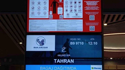 İstanbul Havalimanı'nda İran Uçuşları Yeniden Başladı