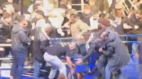 Trabzon’da hafif sıklet maçında kavga