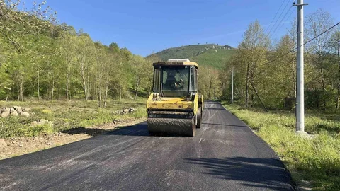Gölyaka'da Asfalt Çalışması Tamamlandı