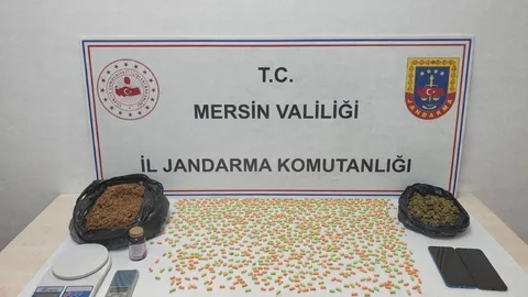 Mersin’de uyuşturucu taciri 2 şüpheli yakalandı