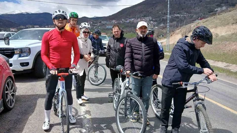 Posof'ta Bisiklet Turu Etkinliği Düzenlendi