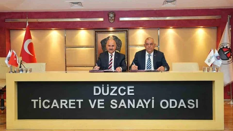 Düzce'de Mesleki Eğitim Protokolü İmzalandı