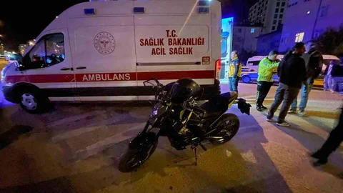 Karaman'da Motosiklet Kazası