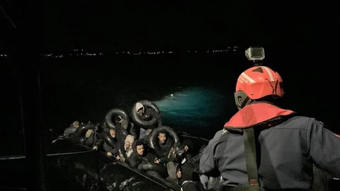 Çeşme'de Düzensiz Göçmen Yakalandı