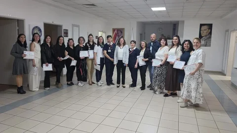 Aydın'da Hemşirelere Sertifikalı Eğitim Verildi