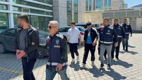 Samsun'da Bodrum Katında Gasp Olayı
