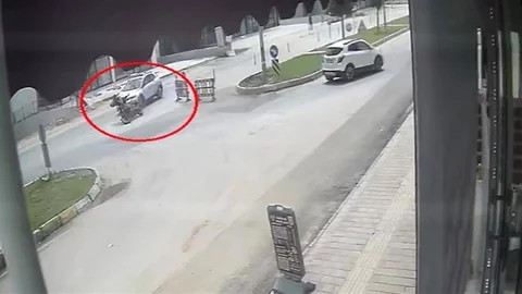 Antalya'da Motosiklet Kazası