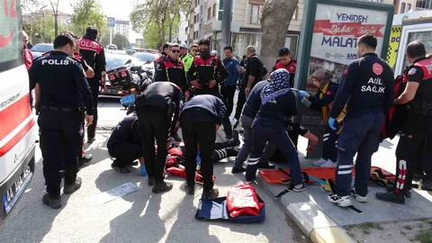 Malatya'da Yunus Timleri Trafik Kazası