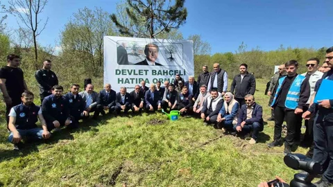 Düzce'de Fidan Dikim Etkinliği Yapıldı