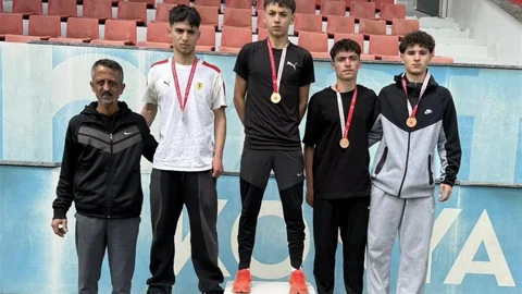 Eskişehirli Atletler Konya'da Başarı Gösterdi