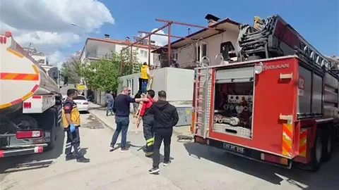 Burdur'da Depoda Yangın Çıktı