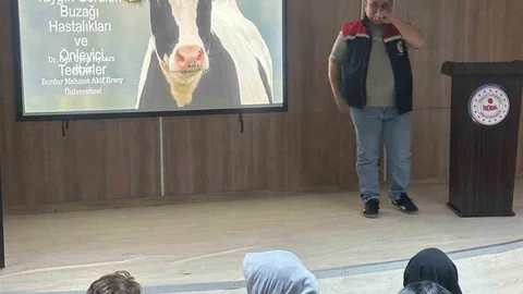 Köşk'te Üreticilere Buzağı Eğitimi