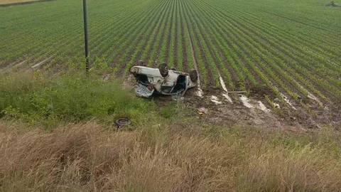 Otomobil takla attı, 4 yaralı