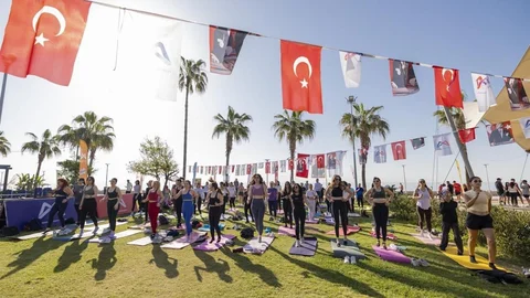 Mersin’de Bahar Spor Şenliğine yoğun ilgi