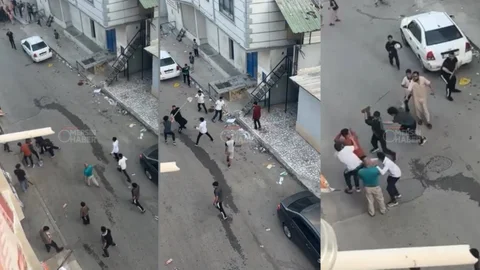 Akdeniz’de Sokak Kavgası: O Anlar Kamerada!