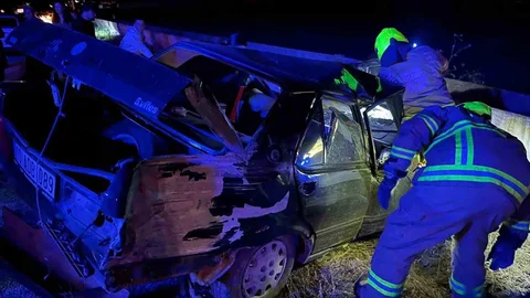Balıkesir Gönen'de Tek Taraflı Kaza