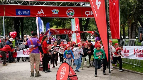 Eker I Run Çocuk Koşusu Bursa’da Coşkuyla Gerçekleşti
