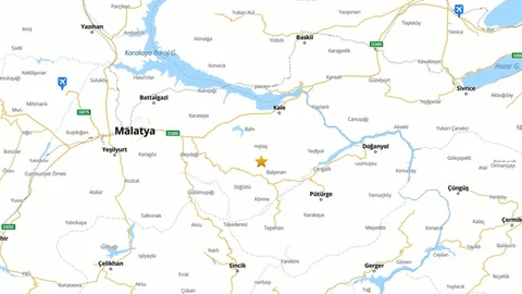 Malatya'da 4.4 Büyüklüğünde Deprem Oldu