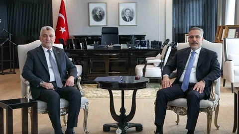 Bakan Fidan ve Bolat Görüştü