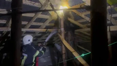 Erzurum'da Yangın Paniği Yaşandı