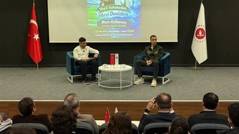 Mete Kalkavan, Öğrencilere Deneyimlerini Anlattı