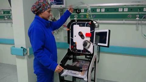 Mersin'de Kullanılan Yeni Kan Kurtarma Cihazı