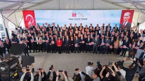 Mersin'de Araç Teslim Töreni Yapıldı