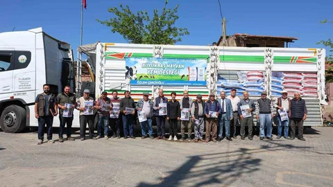 Aydın'da Küçük Üreticilere Yem Desteği