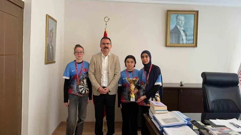 Kaymakam Ateş, Sporcuları Ağırladı