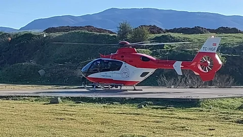 Samsun'da Ambulans Helikopter Göreve Başladı