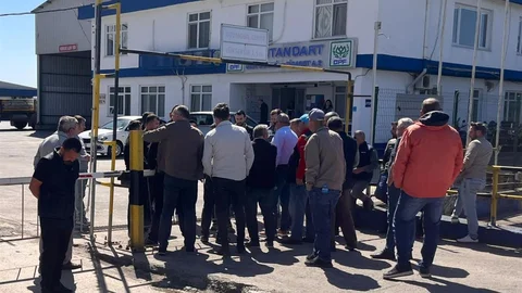 Tekirdağ'da Kooperatif Üyeleri Eylem Yaptı